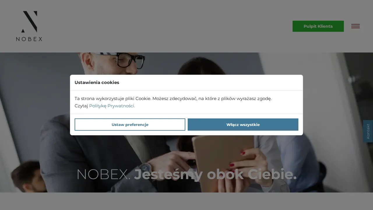 NOBEX Biuro Rachunkowe page