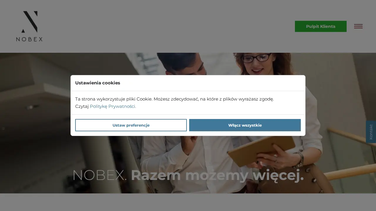 NOBEX Biuro Rachunkowe page