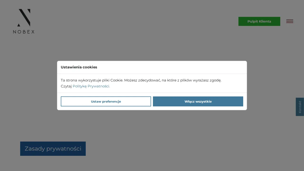 NOBEX Biuro Rachunkowe page