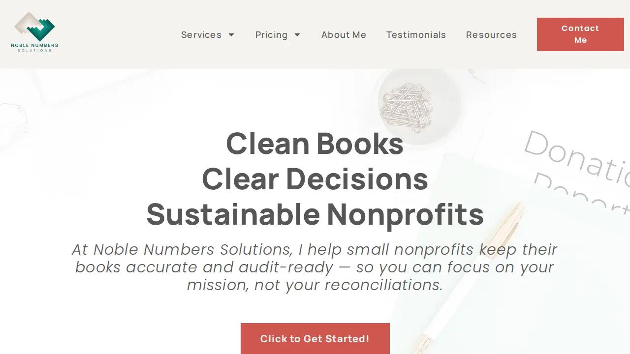 Noble Numbers Solutions, LLC page