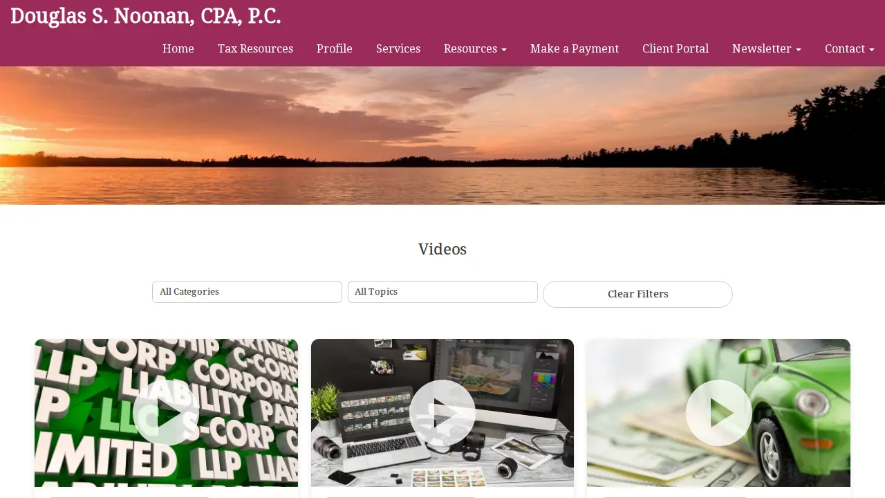 Douglas S. Noonan, CPA, P.C. page