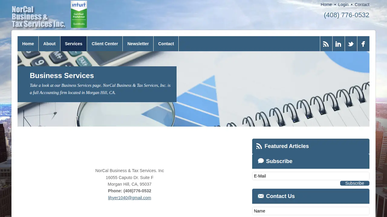 NorCal Business & Tax Services, Inc page