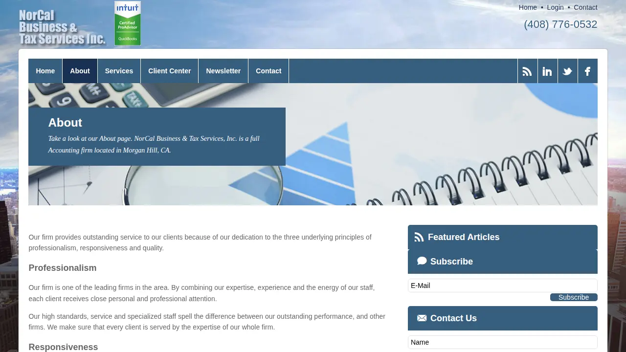 NorCal Business & Tax Services, Inc page