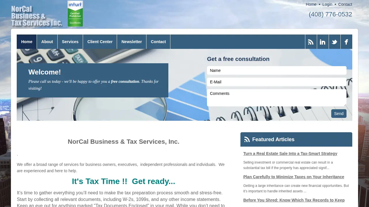 NorCal Business & Tax Services, Inc page