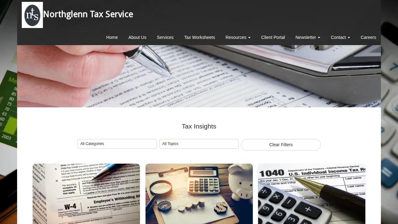 Northglenn Tax Services page