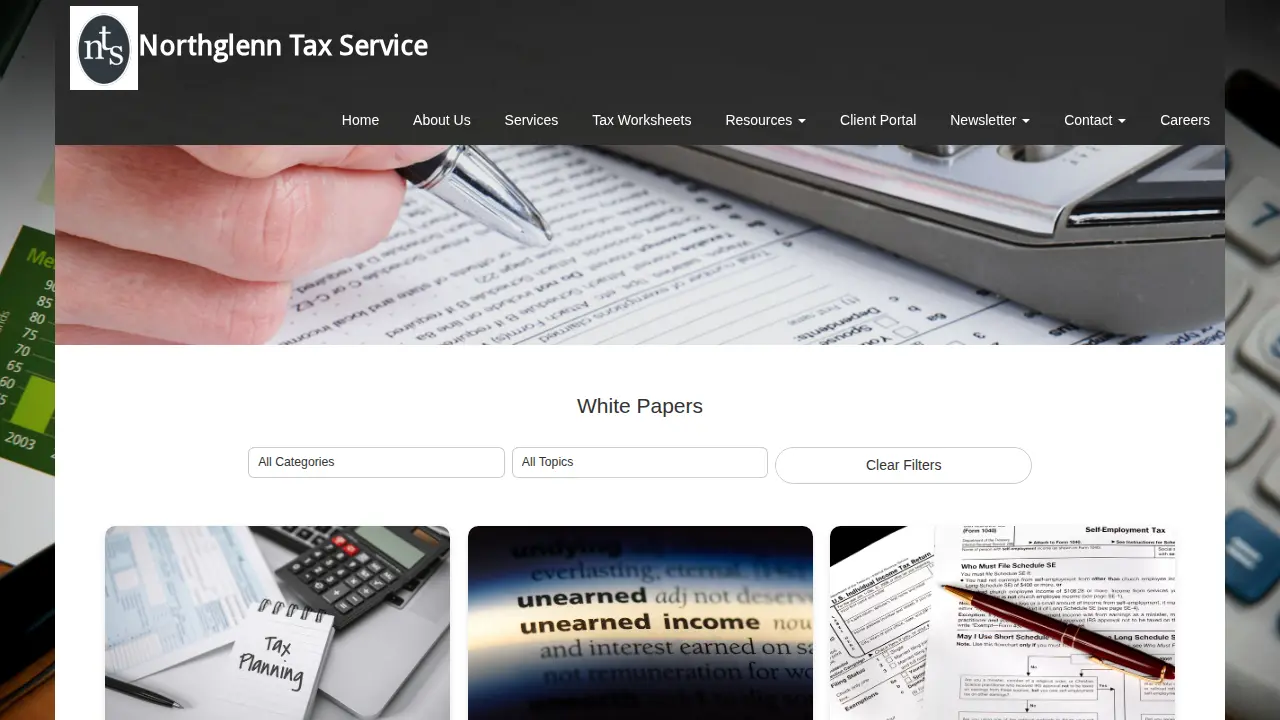 Northglenn Tax Services page