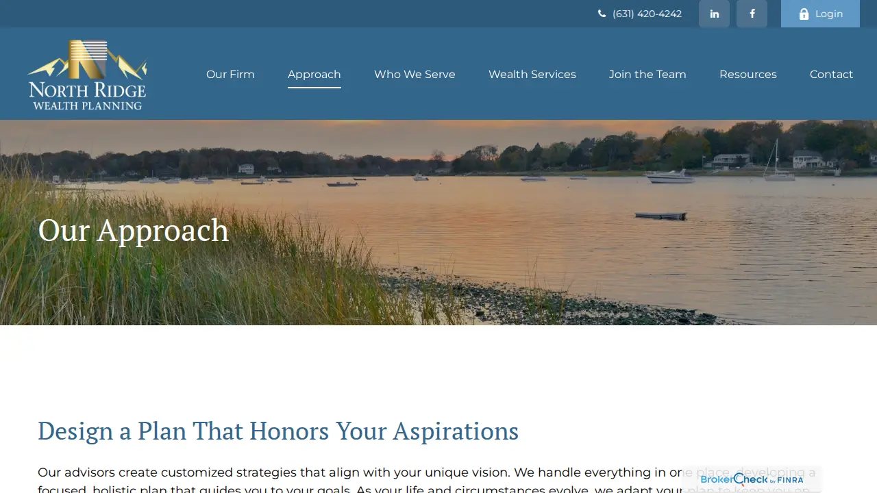North Ridge Wealth Planning page
