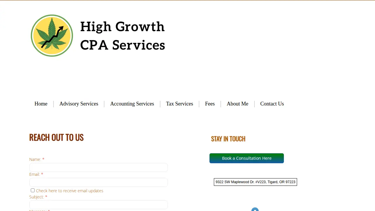 Northwest Cannabis CPA page