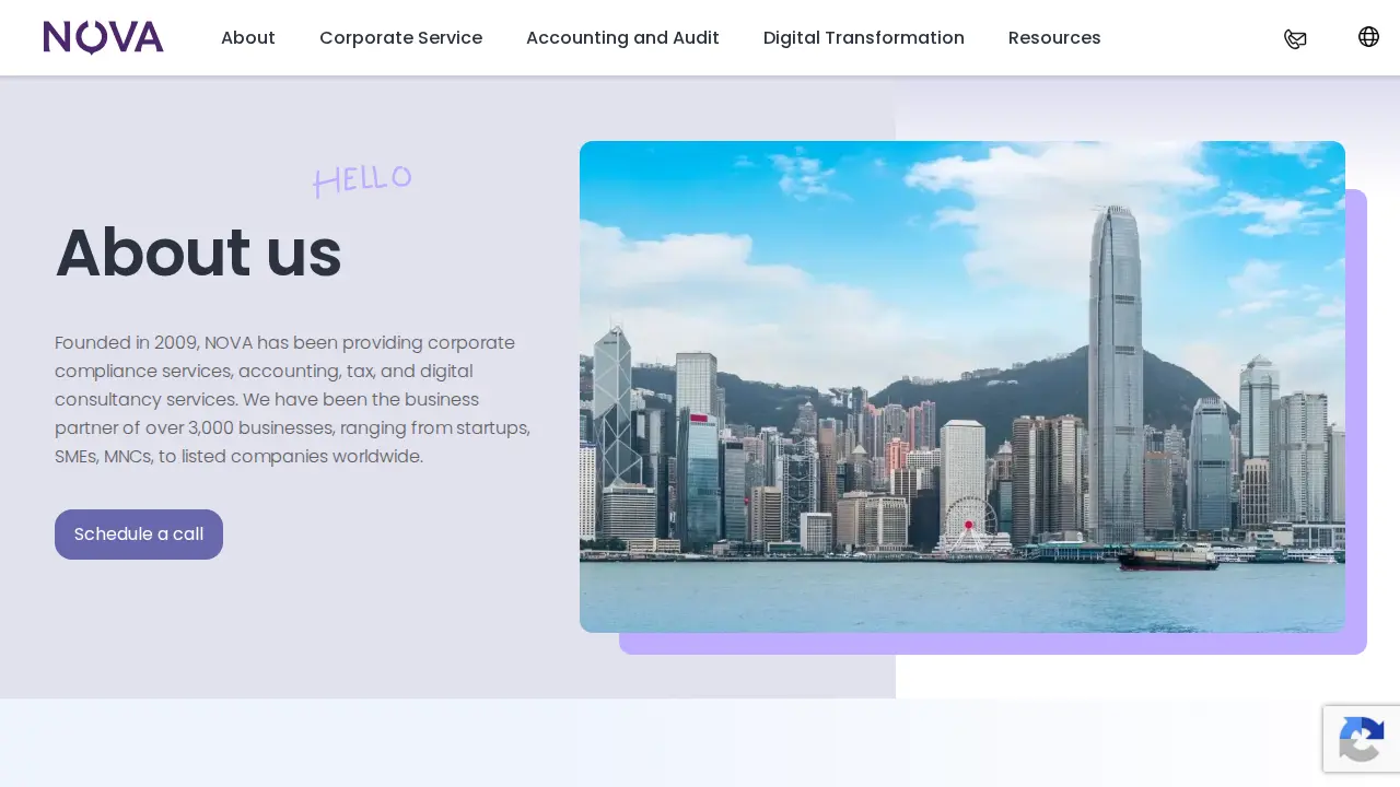 NOVA Group page