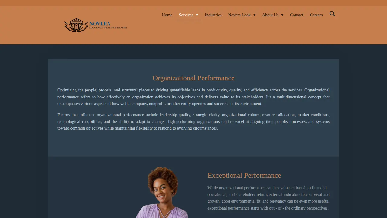 Novera Solutions LLC page