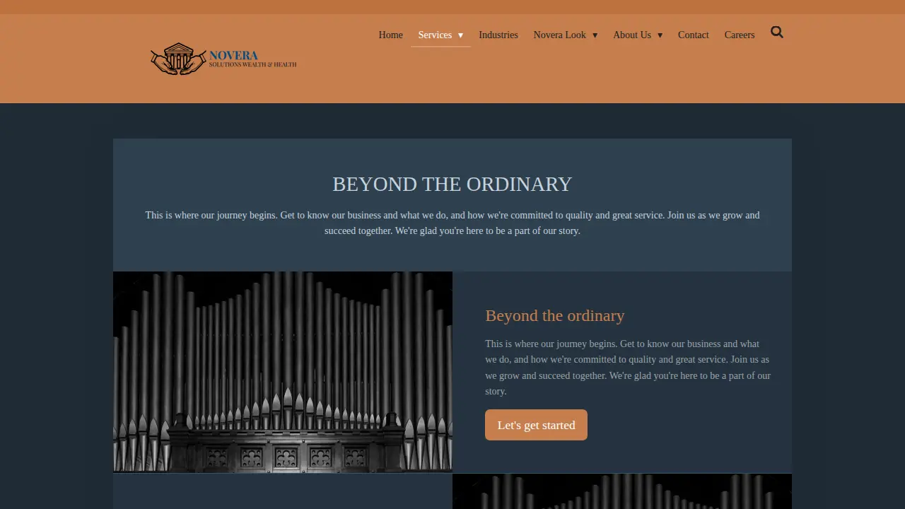 Novera Solutions LLC page