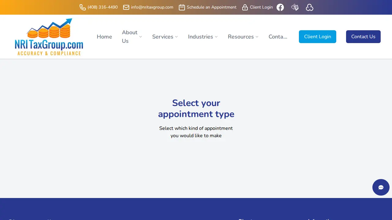 NRI Tax Group page