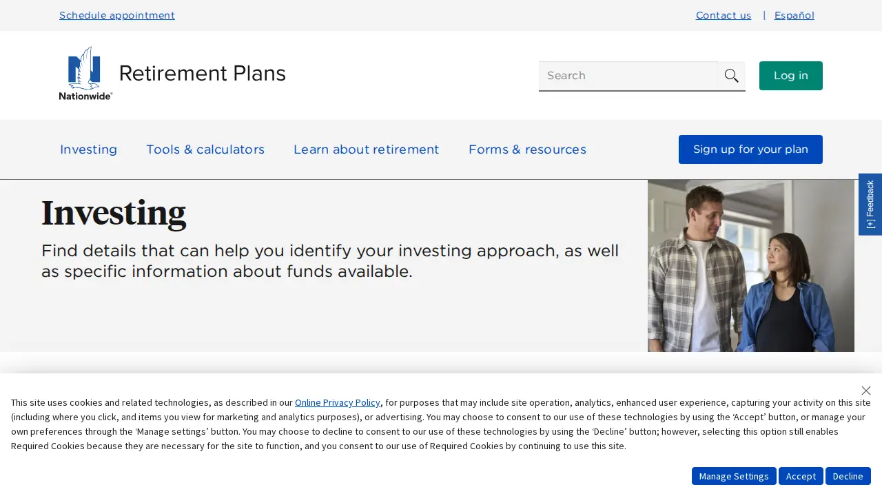 Nationwide Retirement Solutions page