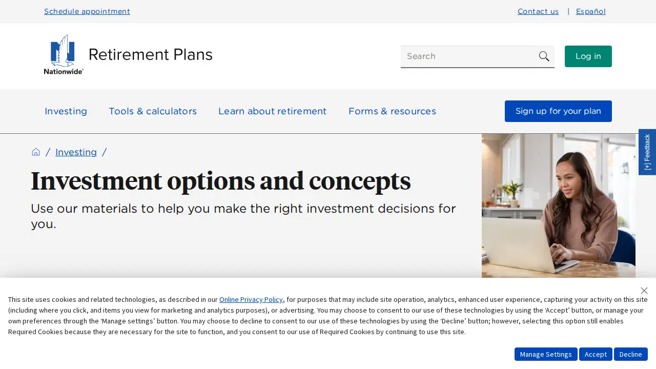 Nationwide Retirement Solutions page