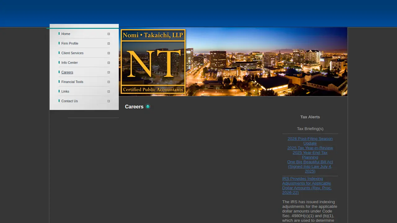 Nomi & Takaichi LLP page