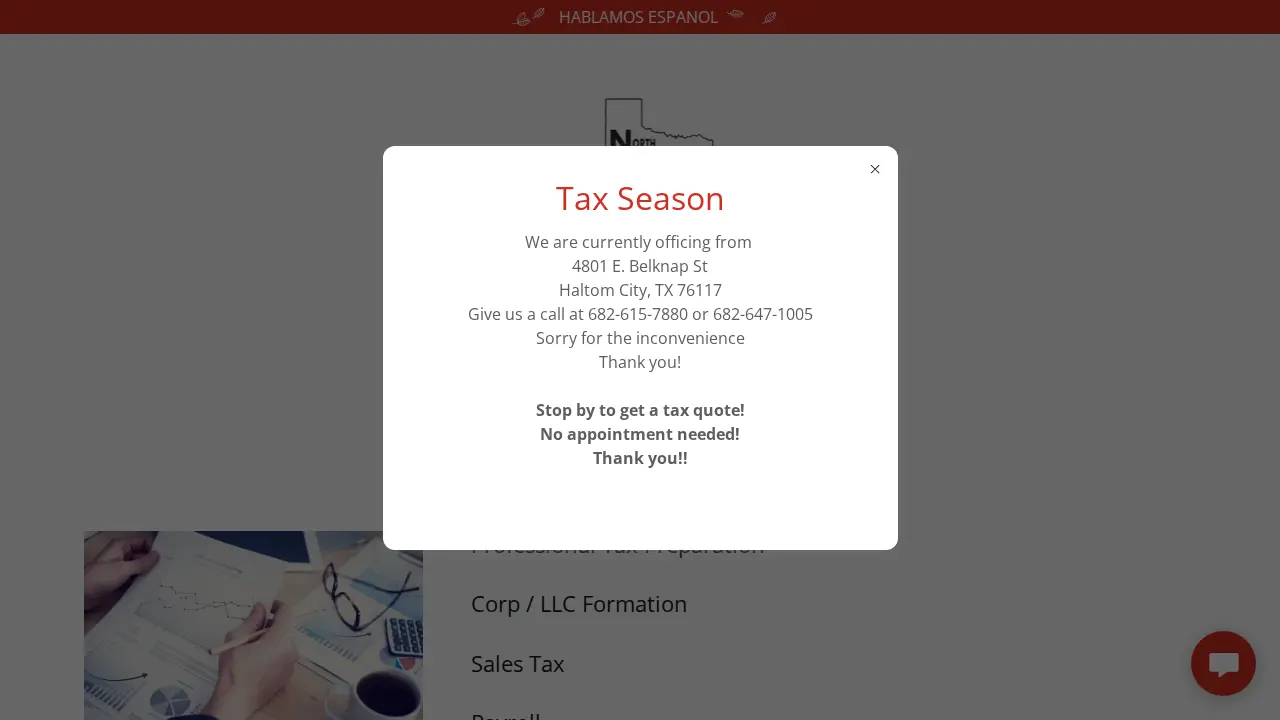North Texas Accounting LLC page