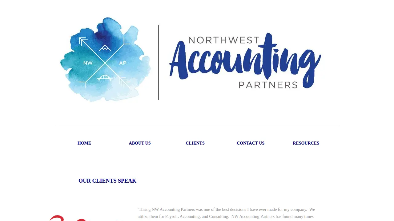 Northwest Accounting Partners page