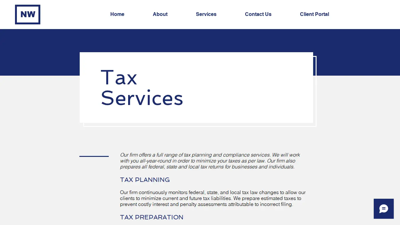 NW Accounting and Tax Services Inc page