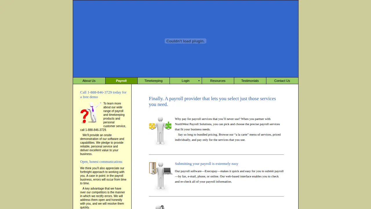 Northwest Payroll Solutions page