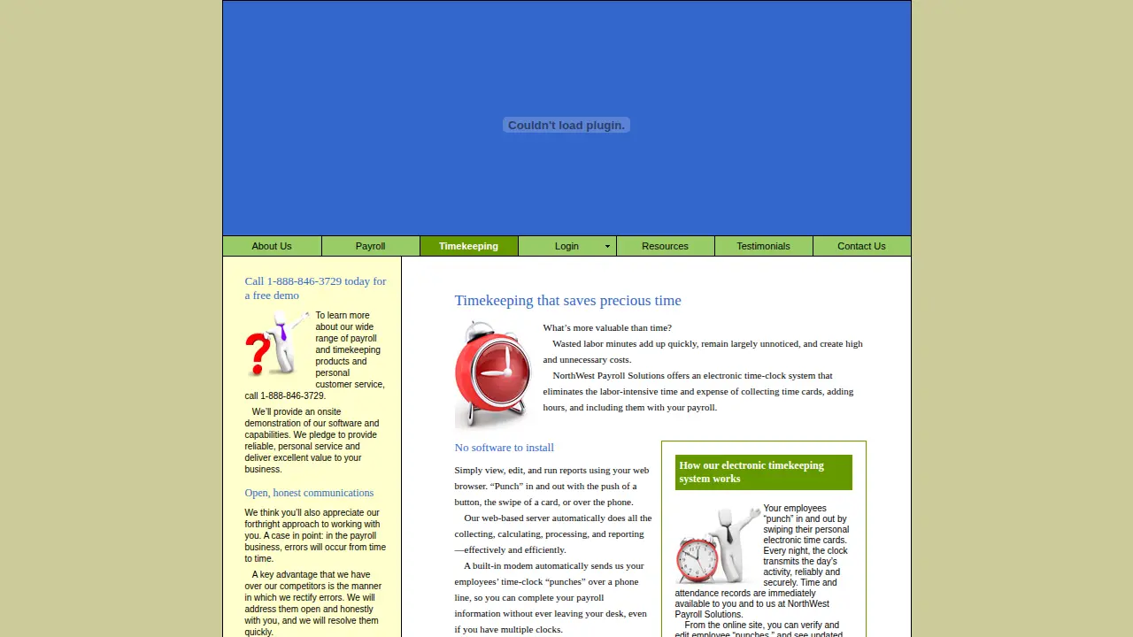 Northwest Payroll Solutions page