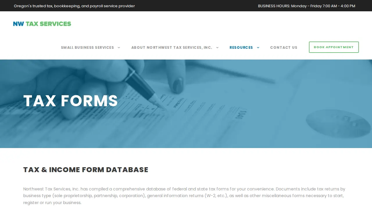 Northwest Tax Services, Inc. page