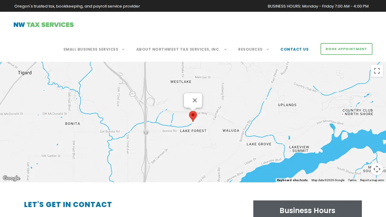 Northwest Tax Services, Inc. page