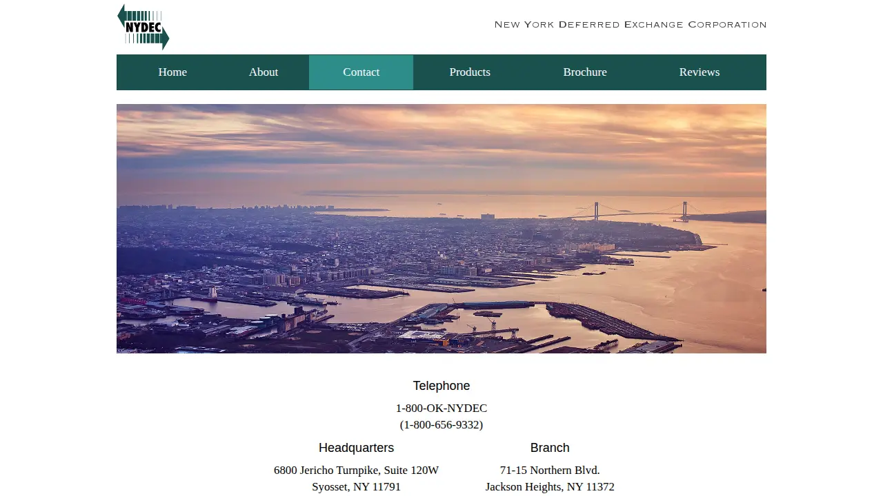New York Deferred Exchange Co page