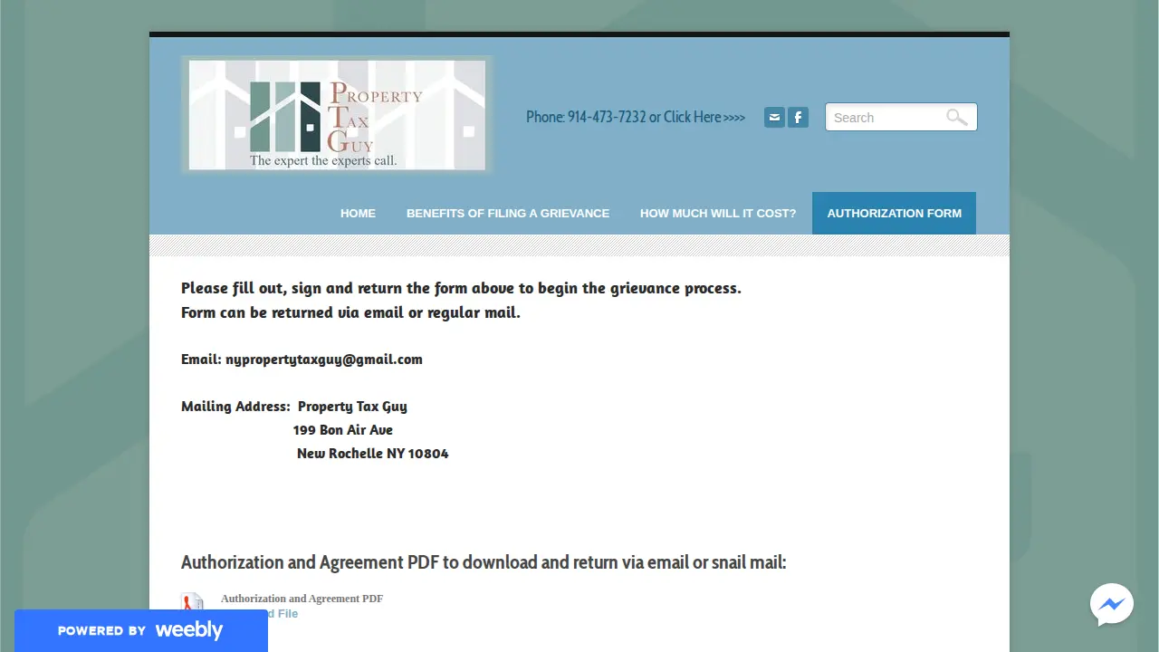 Property Tax Guy page