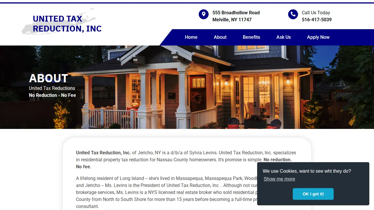 United Tax Reduction Inc page