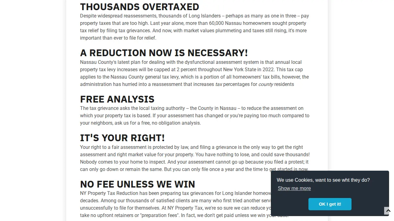 United Tax Reduction Inc page