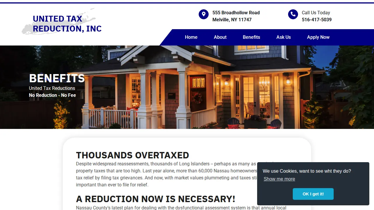 United Tax Reduction Inc page