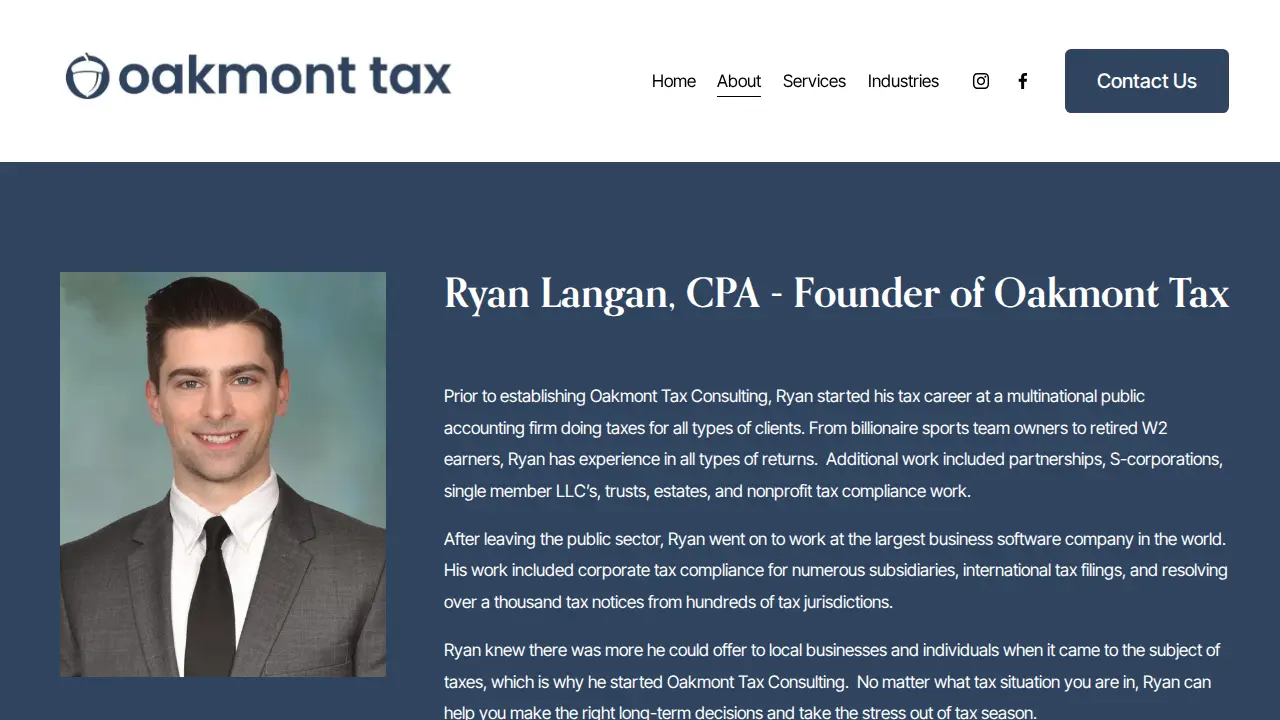 Oakmont Tax Consulting LLC page