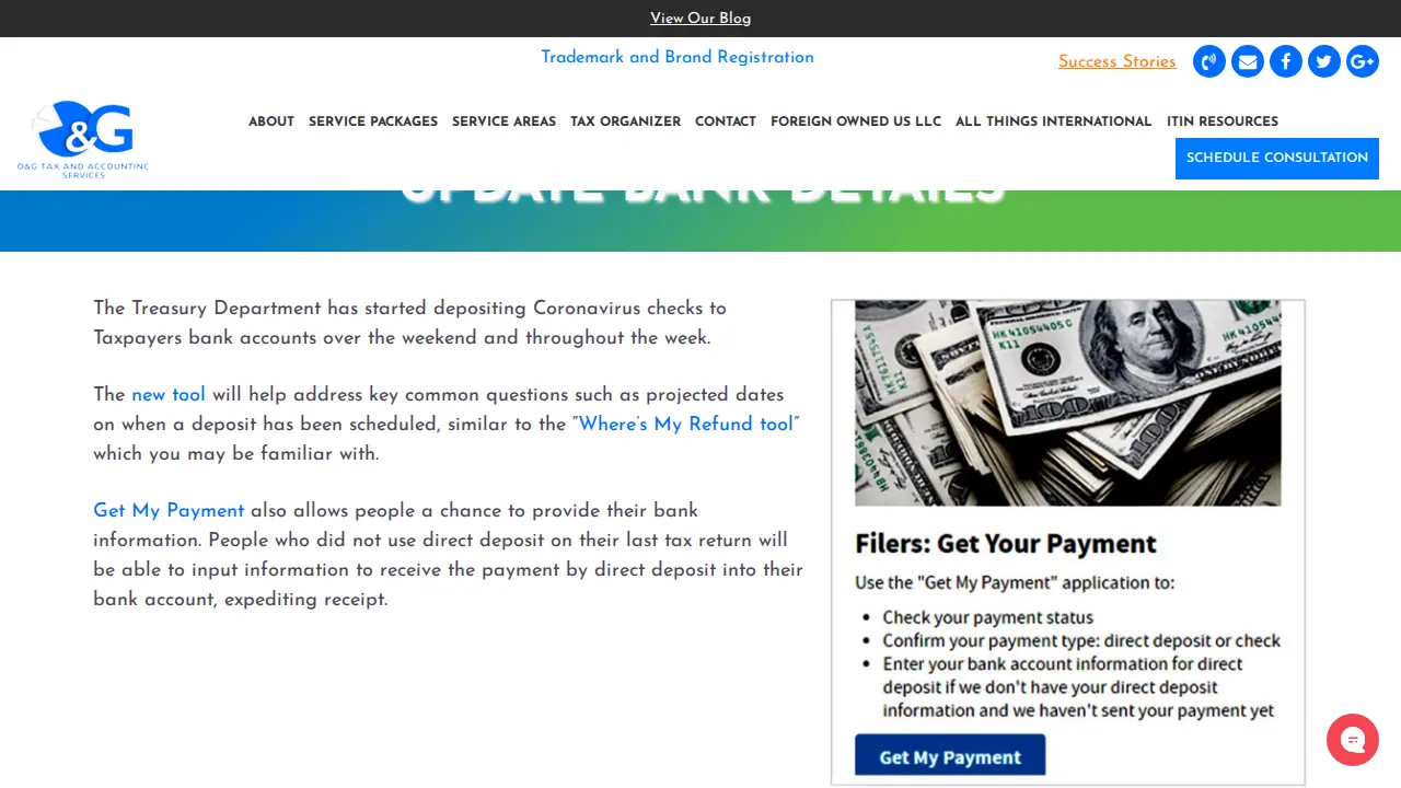 O&G Tax and Accounting page