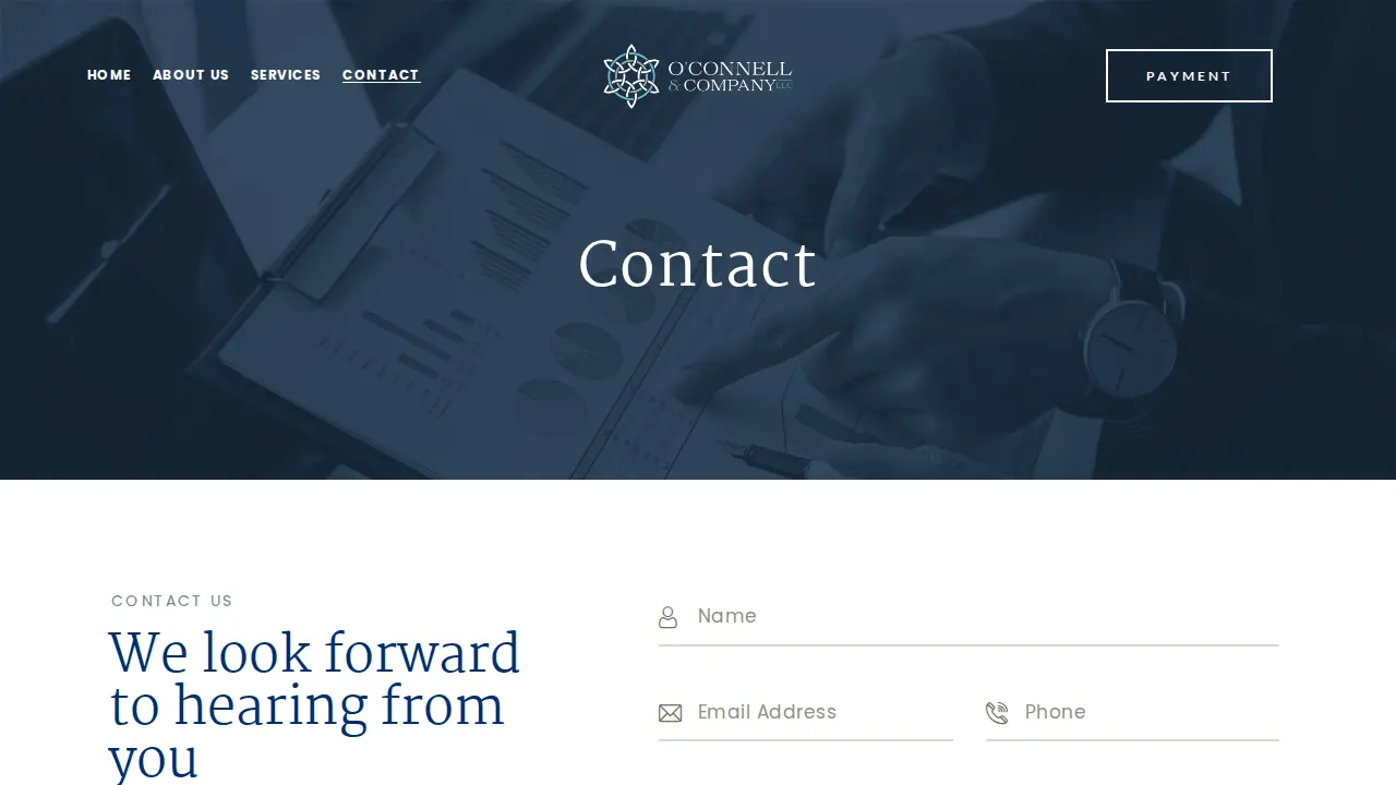 O'Connell & Company LLC, Certified Public Accountants page