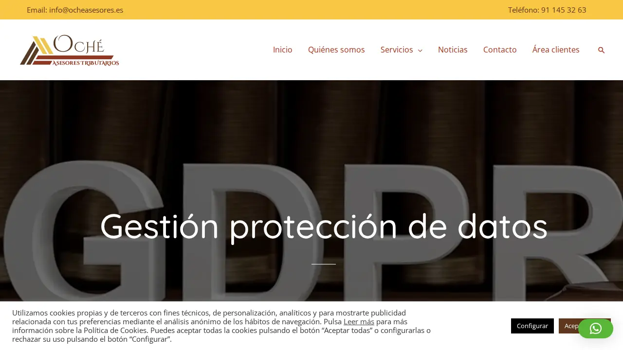 OCHE ASESORES TRIBUTARIOS page