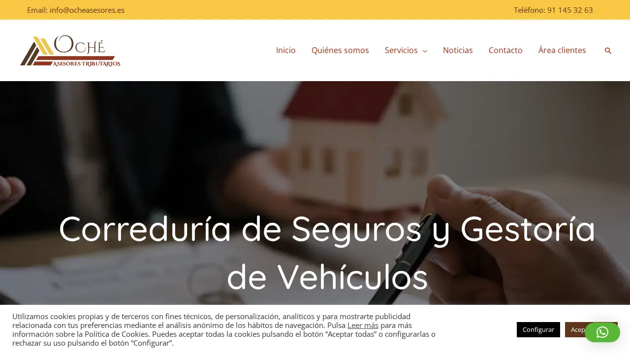 OCHE ASESORES TRIBUTARIOS page