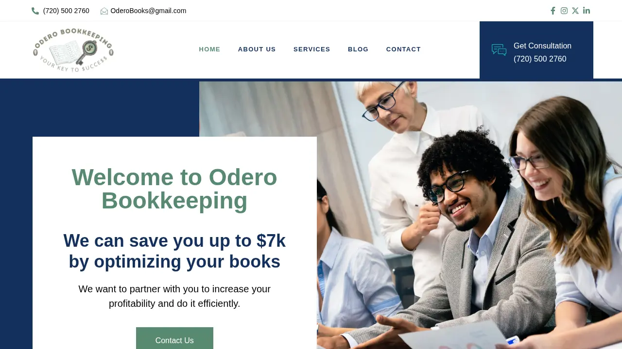 Odero Bookkeeping
