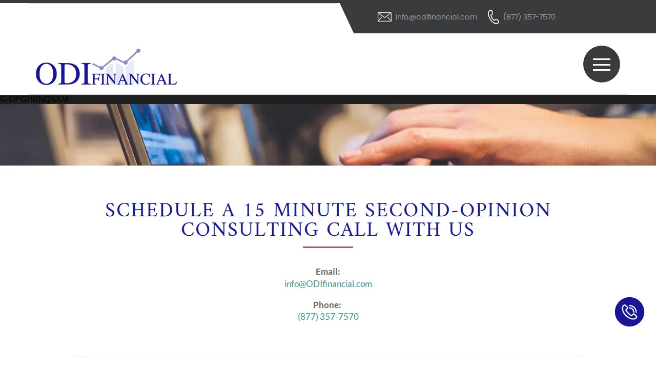 ODIFINANCIAL page