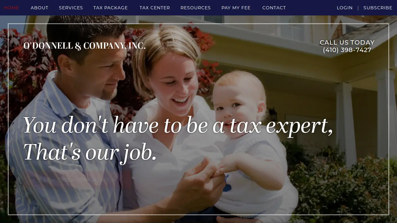 O'Donnell & Co Inc page
