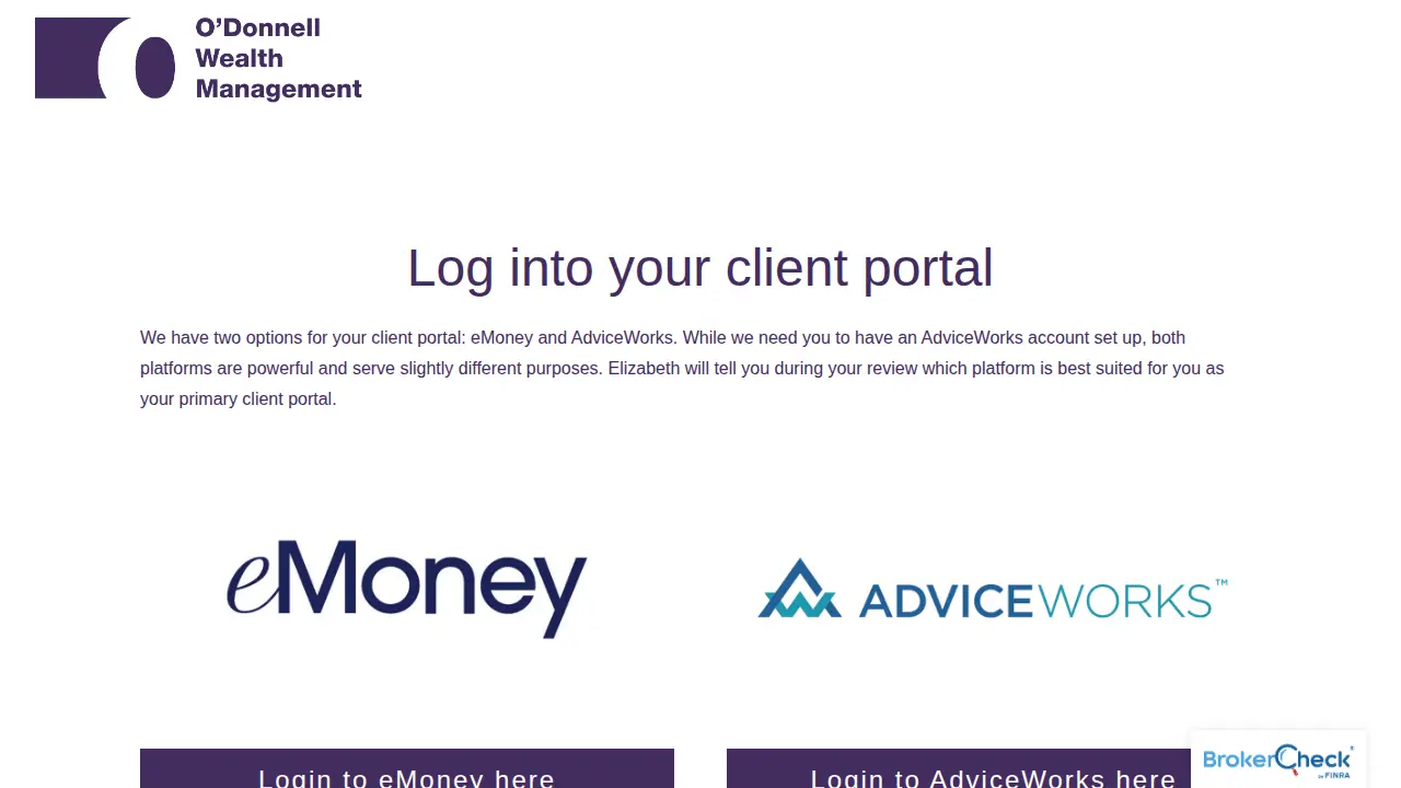 o'donnell wealth management page