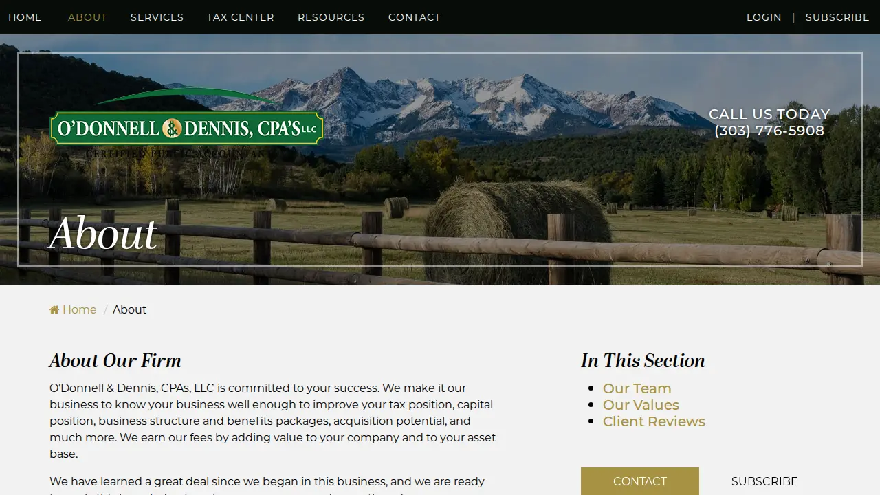 O'Donnell & Dennis CPAs, LLC page