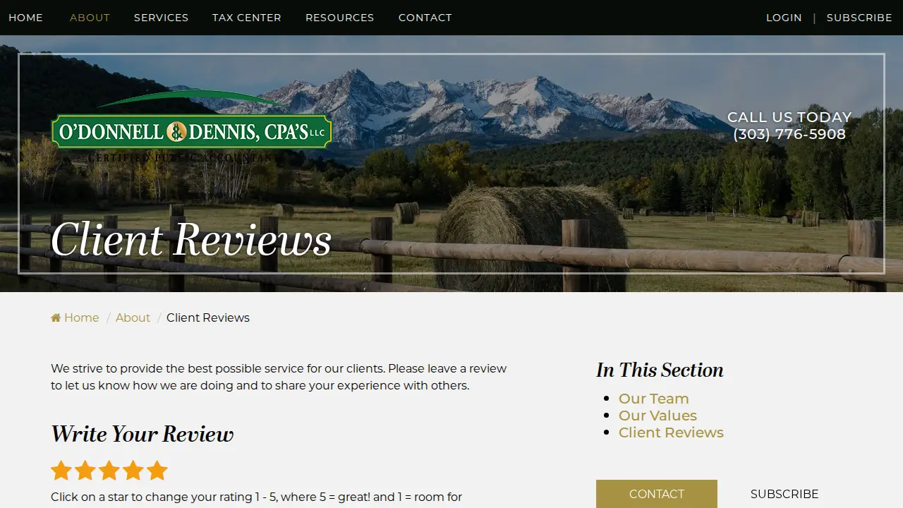 O'Donnell & Dennis CPAs, LLC page