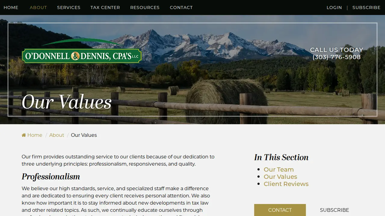 O'Donnell & Dennis CPAs, LLC page