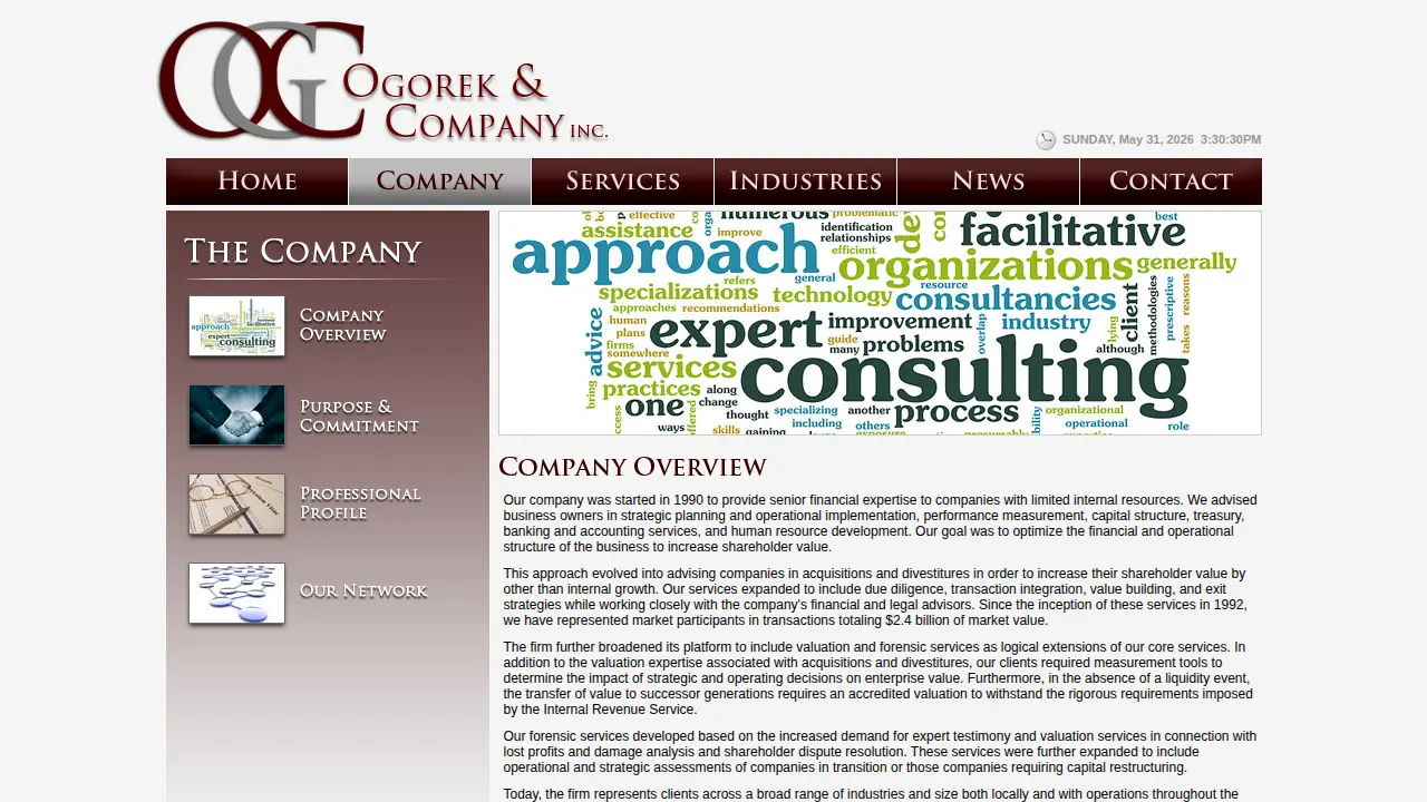 Ogorek & Co Inc page