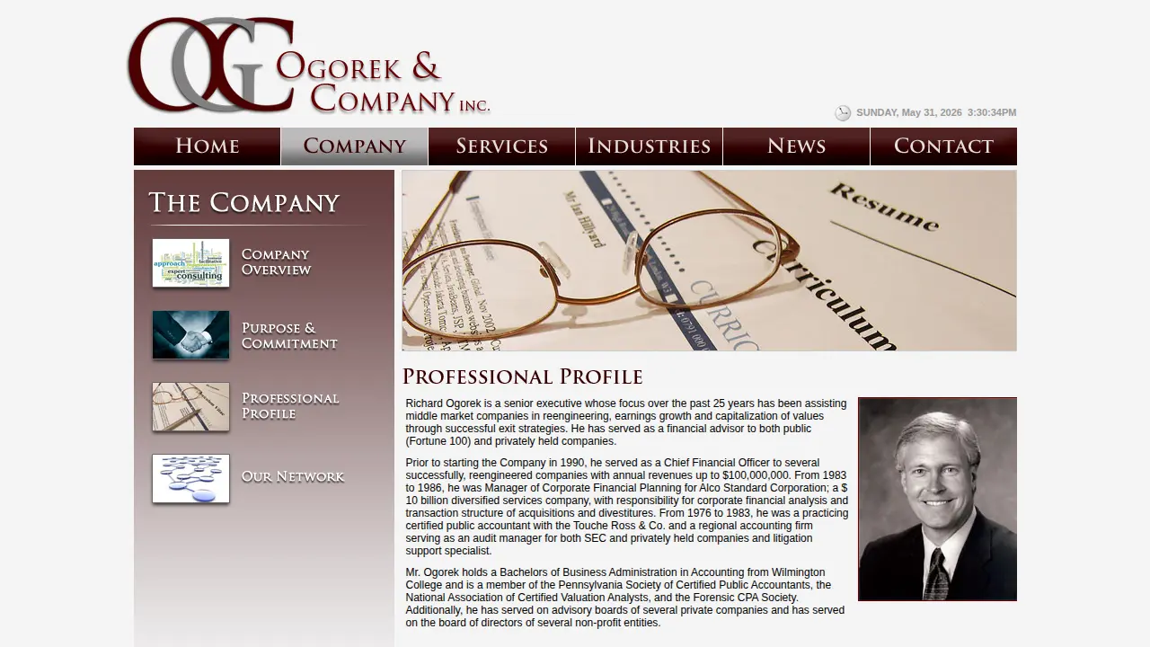 Ogorek & Co Inc page