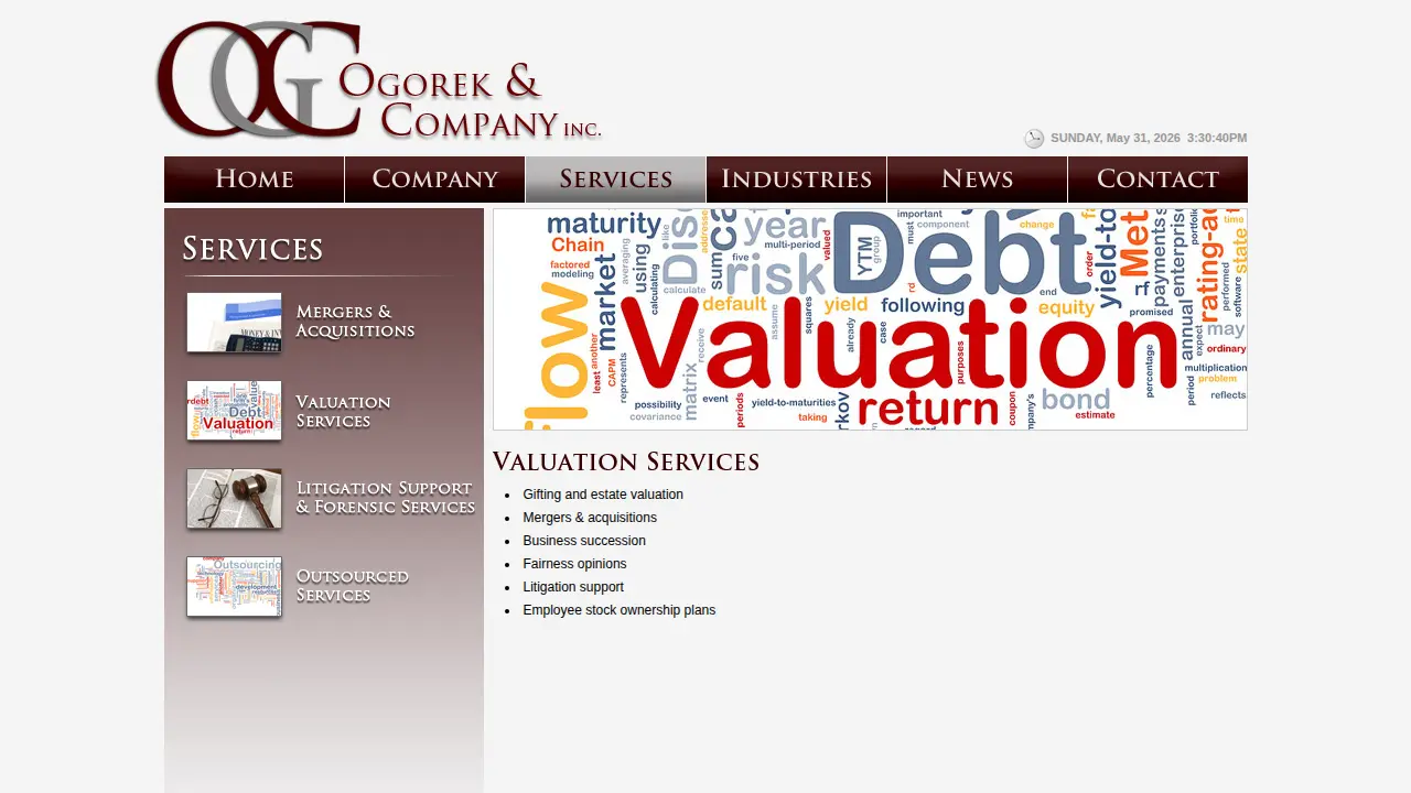 Ogorek & Co Inc page