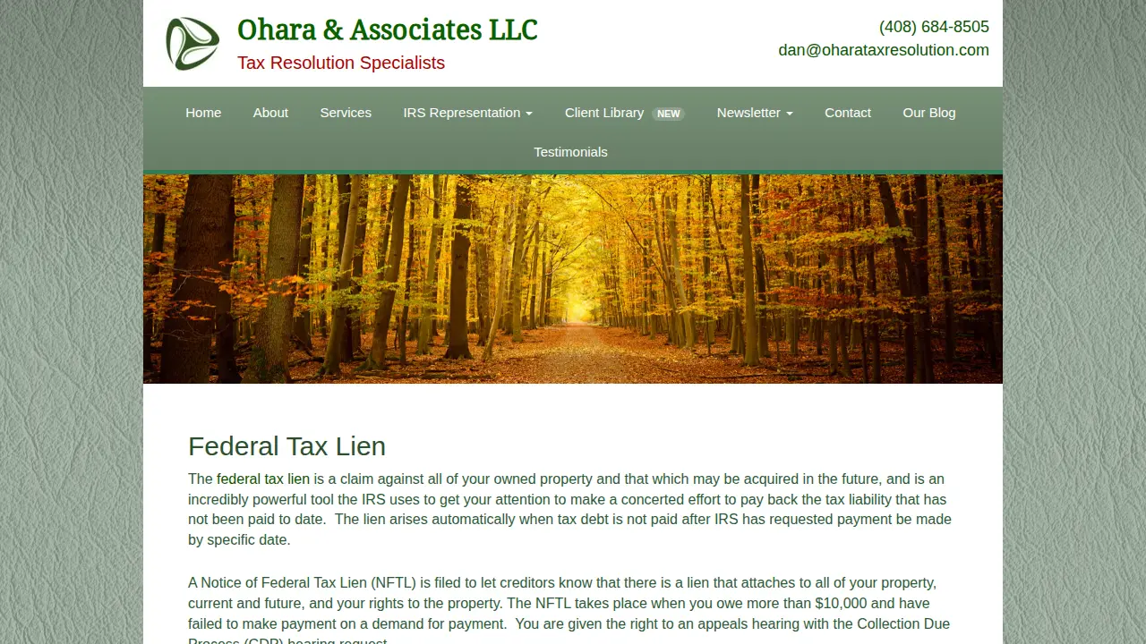 Ohara & Associates LLC page