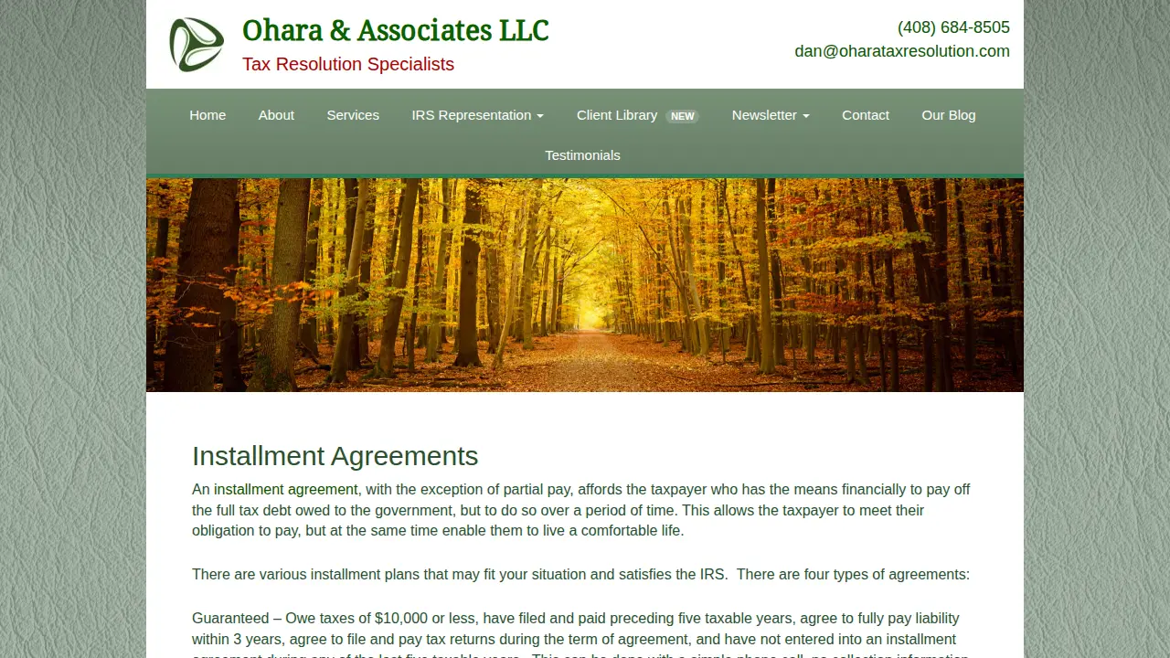 Ohara & Associates LLC page