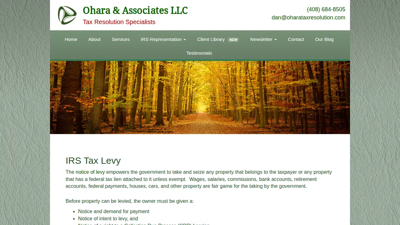 Ohara & Associates LLC page