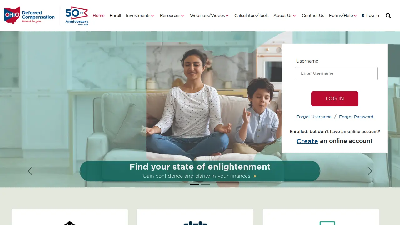 Ohio Deferred Compensation website